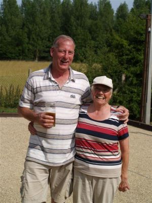 The runners up - Robert and Beryl
